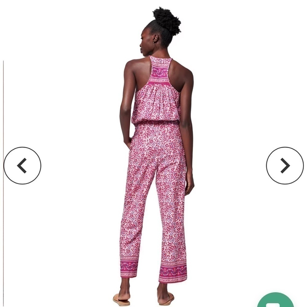 Faherty Pink Patterned Jumpsuit - image 5